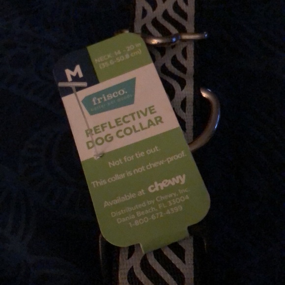 Frisco Reflective Dog Collar {not chew proof} - Picture 3 of 7